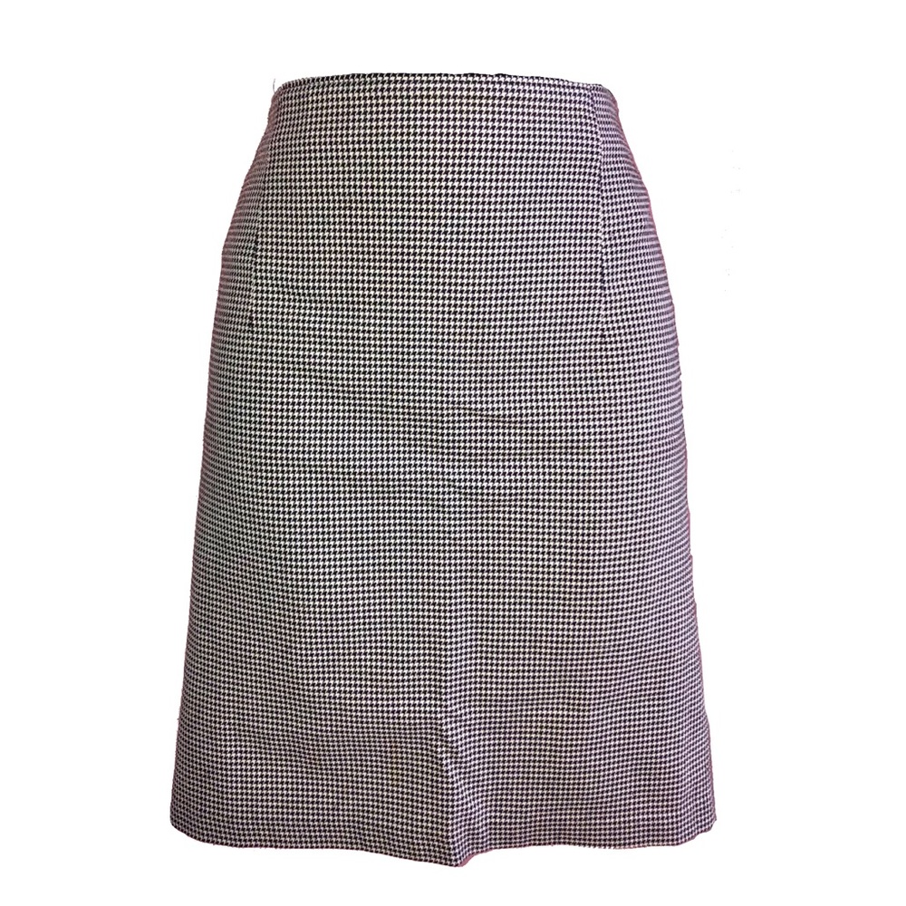 Houndstooth print pencil skirt size 14